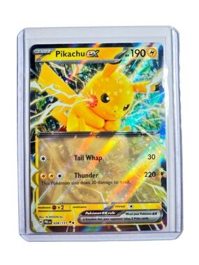 Pokémon TCG – Pikachu ex 028/131 – Double Rare – Holo